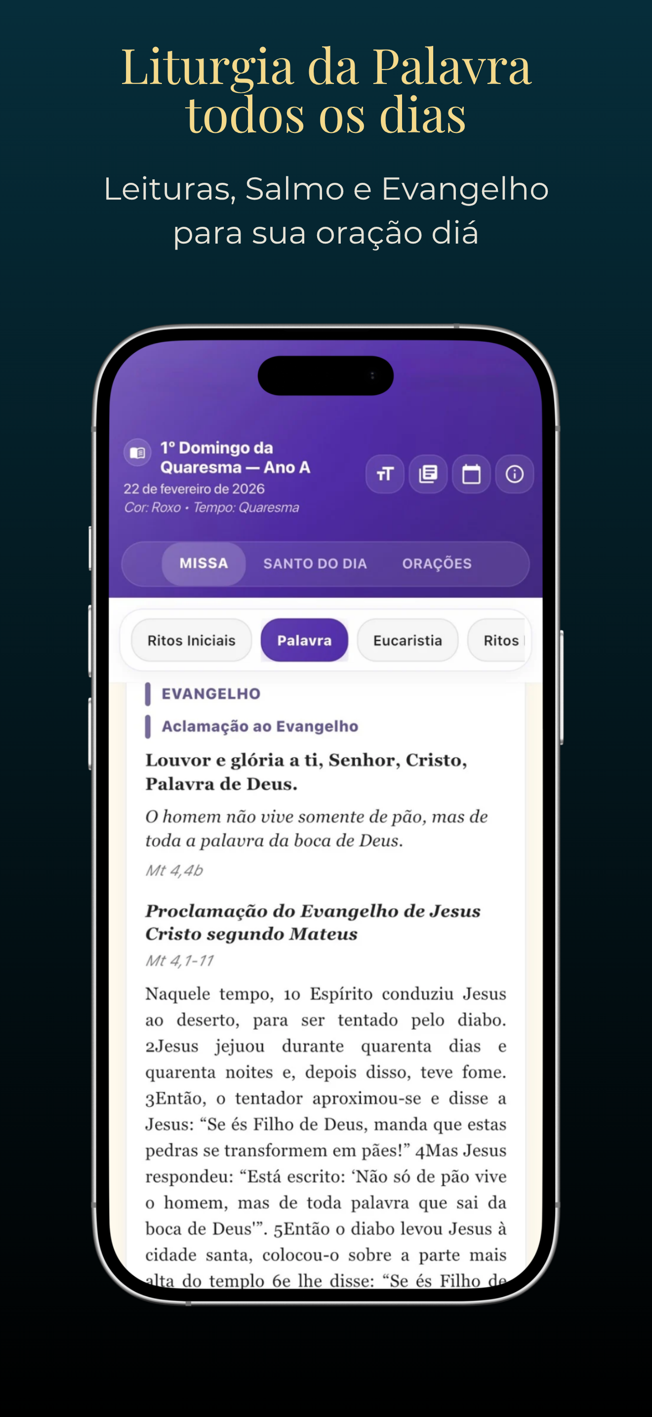 Liturgia da Palavra todos os dias